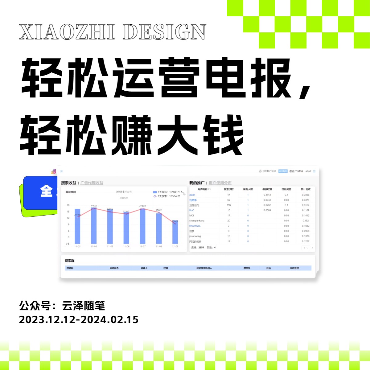 20250524121522-6831b85a9bbc4.jpeg 独家技巧!电报运营新风口,免费发送器+会员技巧,赚钱就是这么简单!