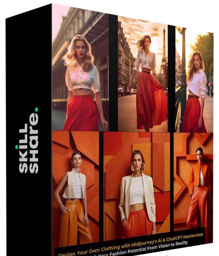 20250524124623-6831bf9f10878.jpg 利用 Midjourneys Ai 人工智能设计自己的服装AI大师班-10节课-中英字幕