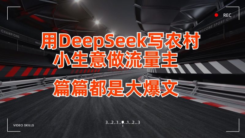用DeepSeek写农村小生意做流量主，篇篇都是大爆文网赚项目-副业赚钱-互联网创业-资源整合八方网创