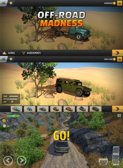 驾驶模拟类游戏 疯狂越野网赚项目-副业赚钱-互联网创业-资源整合八方网创