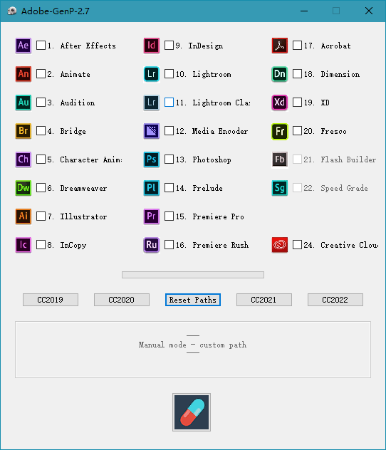 Adobe 通杀补丁 GenP/Zii网赚项目-副业赚钱-互联网创业-资源整合八方网创