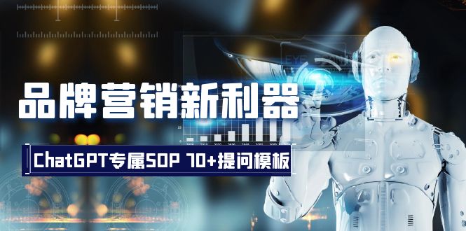 品牌营销新利器：ChatGPT专属SOP，70+提问模板网赚项目-副业赚钱-互联网创业-资源整合八方网创