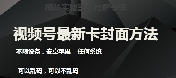 梅花实验室社群最新卡封面玩法3.0，不限设备，安卓苹果任何系统网赚项目-副业赚钱-互联网创业-资源整合八方网创
