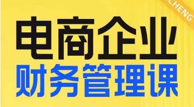 电商企业财务管理线上课，为电商企业规划财税网赚项目-副业赚钱-互联网创业-资源整合八方网创