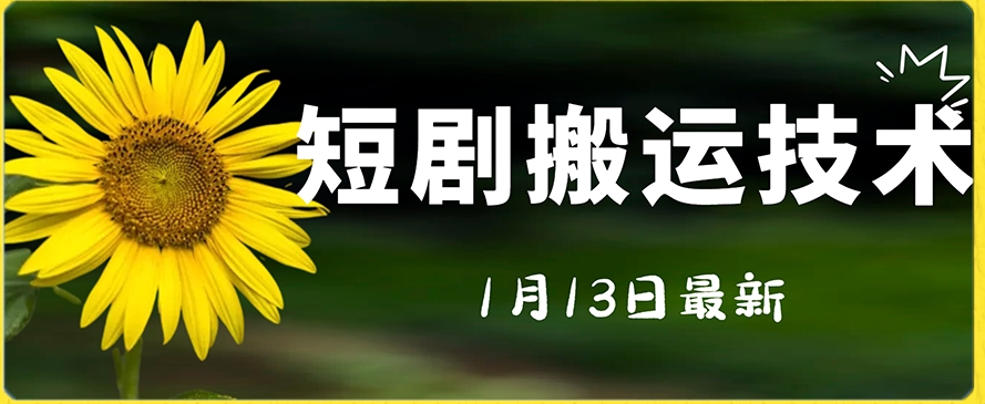 最新短剧搬运技术，电脑手机都可以操作，不限制机型网赚项目-副业赚钱-互联网创业-资源整合八方网创