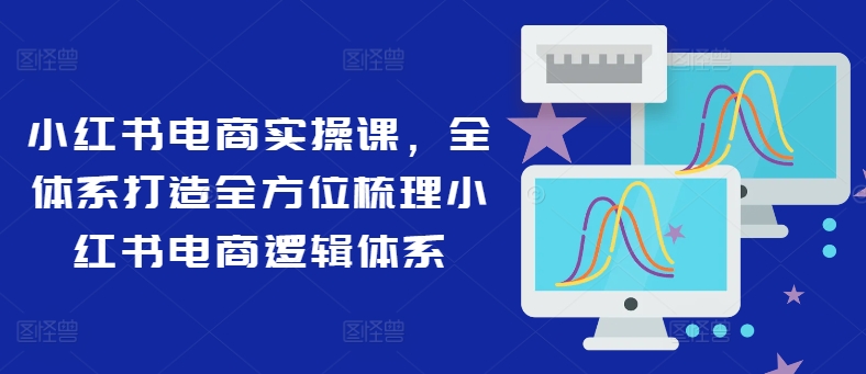 小红书电商实操课，全体系打造全方位梳理小红书电商逻辑体系网赚项目-副业赚钱-互联网创业-资源整合八方网创