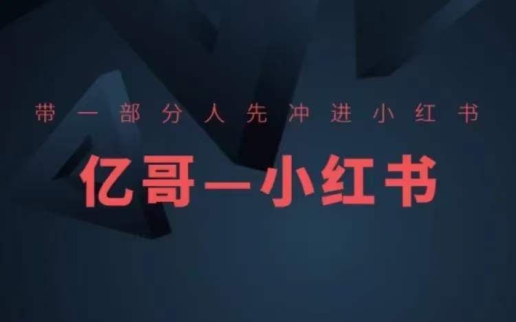 ​​带一部分人先冲进小红书，小红书开店、选品、爆款裂变网赚项目-副业赚钱-互联网创业-资源整合八方网创
