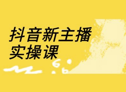 抖音新主播实操课，直播间流量运营线上实操课(18节)网赚项目-副业赚钱-互联网创业-资源整合八方网创