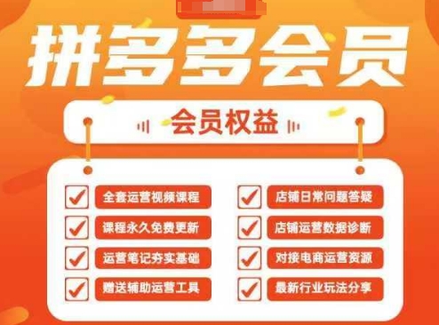 2025拼多多运营实战课，40节全流程教学，覆盖拼多多运营全链路网赚项目-副业赚钱-互联网创业-资源整合八方网创