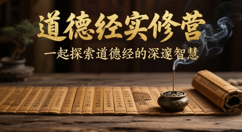 道德经实修营，一起探索道德经的深邃智慧网赚项目-副业赚钱-互联网创业-资源整合八方网创