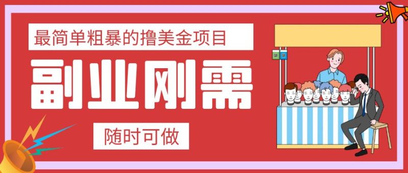 (7710期)最简单粗暴的撸美金项目 会打字就能轻松赚美金网赚项目-副业赚钱-互联网创业-资源整合八方网创