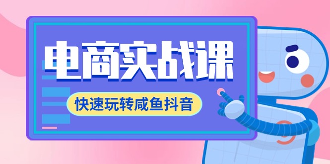 电商实战课，快速玩转咸鱼抖音，全体系全流程精细化咸鱼电商运营-71节课网赚项目-副业赚钱-互联网创业-资源整合八方网创