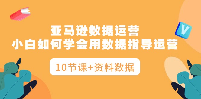 亚马逊数据运营，小白如何学会用数据指导运营（10节课+资料数据）网赚项目-副业赚钱-互联网创业-资源整合八方网创