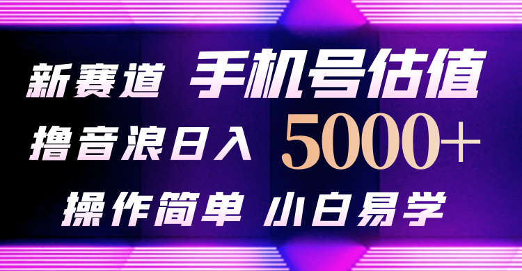 抖音不出境直播【手机号估值】最新撸音浪，日入5000+，简单易学，适合…网赚项目-副业赚钱-互联网创业-资源整合八方网创