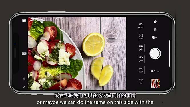 iPhone 美食摄影-掌握美食摄影造型-构图和编辑艺术-21节课-中英字幕网赚项目-副业赚钱-互联网创业-资源整合八方网创
