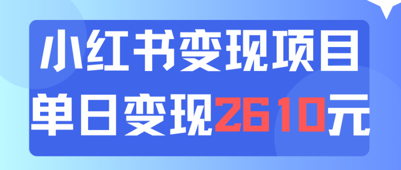 利用小红书卖资料单日引流150人当日变现2610元小白可实操(教程+资料)网赚项目-副业赚钱-互联网创业-资源整合八方网创