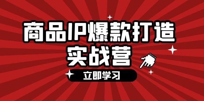 商品-IP爆款打造实战营【第四期】，手把手教你打造商品IP，爆款 不断网赚项目-副业赚钱-互联网创业-资源整合八方网创