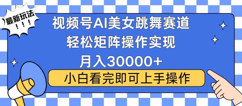 视频号蓝海赛道玩法,当天起号,拉爆流量收益,小白也能轻松月入30000+网赚项目-副业赚钱-互联网创业-资源整合八方网创