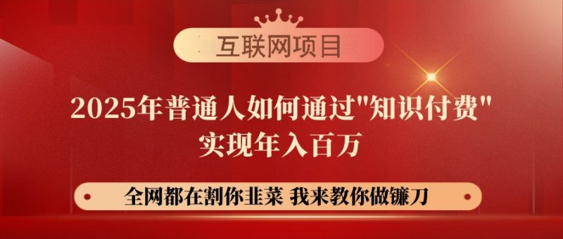 【网创项目终点站-镰刀训练营超级IP合伙人】25年普通人如何通过“知识…网赚项目-副业赚钱-互联网创业-资源整合八方网创