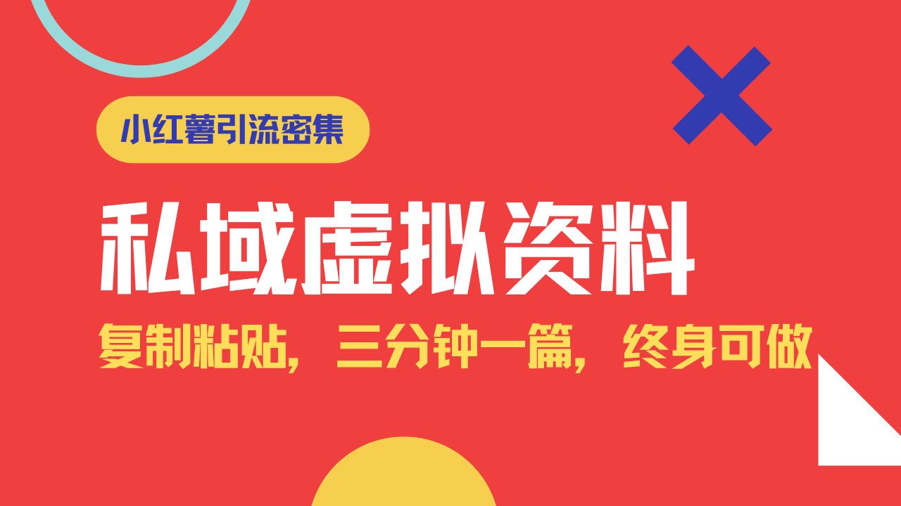 小红书引流私域旅游虚拟资料玩法，复制粘贴，三分钟一篇图文，日入1000…网赚项目-副业赚钱-互联网创业-资源整合八方网创