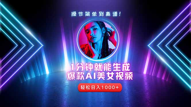 2025年最强副业：用AI做短视频，从零开始打造爆款账号！网赚项目-副业赚钱-互联网创业-资源整合八方网创