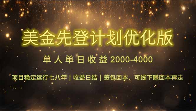 连续7-8年创单日收益冠军项目，日收益$600-1200网赚项目-副业赚钱-互联网创业-资源整合八方网创